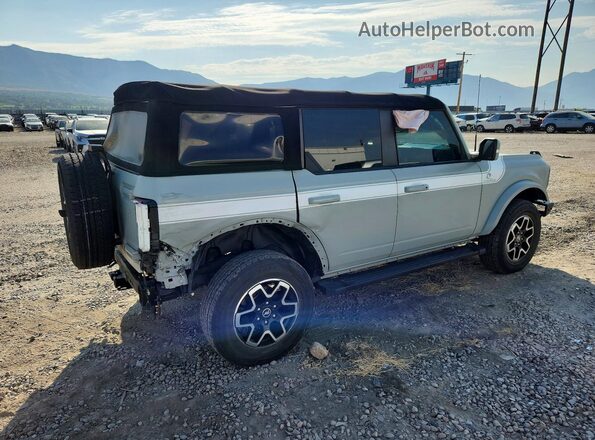 1FMDE5BHXMLB07981 2021 FORD BRONCO Зеленый Задняя правая четверть