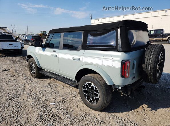1FMDE5BHXMLB07981 2021 FORD BRONCO Зеленый Задняя левая четверть