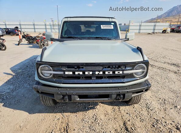1FMDE5BHXMLB07981 2021 FORD BRONCO Зеленый Вид спереди