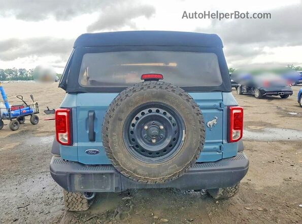 1FMDE5BHXPLB29628 2023 FORD BRONCO Blue უკანა ხედი