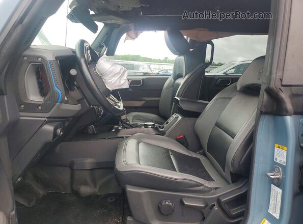 1FMDE5BHXPLB29628 2023 FORD BRONCO Blue წინა სალონის ხედი