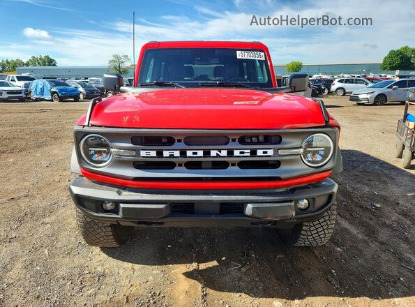 1FMDE5CH3PLC17287 2023 FORD BRONCO Red Դիմացի տեսք