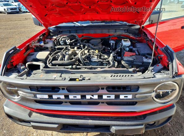 1FMDE5CH3PLC17287 2023 FORD BRONCO Red Շարժիչի բաժամունքի տեսք