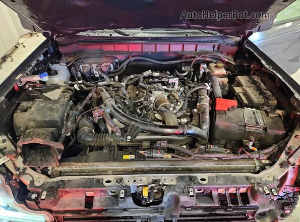 1FMDE5CP0NLB32167 2022 FORD BRONCO Gray Widok komory silnika