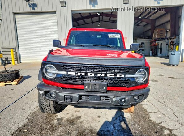 1FMDE5CP8PLB32002 2023 FORD BRONCO Red Front view