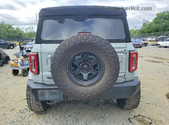 1FMDE5DH2NLB01543 2022 FORD BRONCO Gray უკანა ხედი