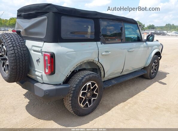 1FMDE5DH9NLB48908 2022 FORD BRONCO Blue Trasero derecho