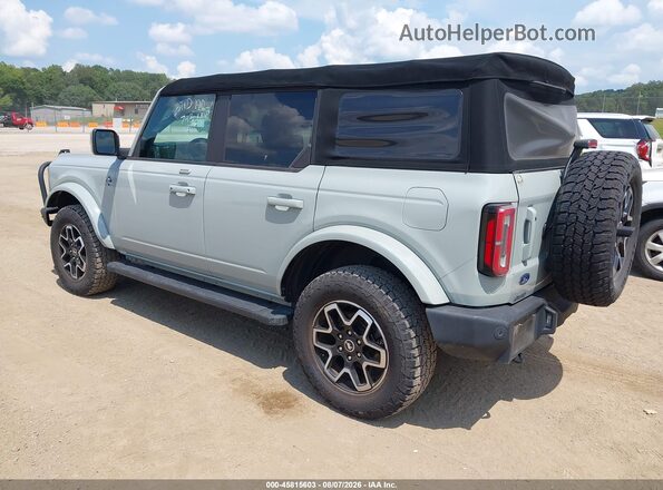 1FMDE5DH9NLB48908 2022 FORD BRONCO Blue Trasero izquierdo