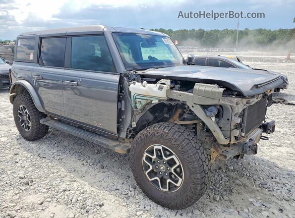 1FMDE5DHXPLB21932 2023 FORD BRONCO Gray Przód prawy