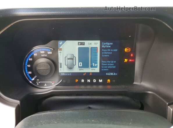 1FMDE5DHXPLB21932 2023 FORD BRONCO Gray Widok zestawu wskaźników