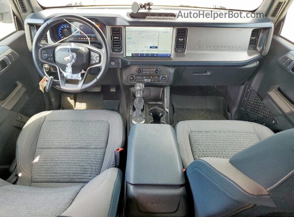 1FMDE5DHXPLB21932 2023 FORD BRONCO Gray Widok deski rozdzielczej