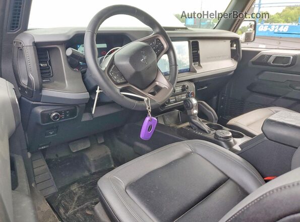1FMDE7AH6RLB04581 2024 FORD BRONCO Gray Widok deski rozdzielczej