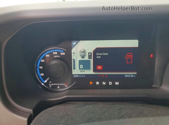 1FMDE7AH8RLB13315 2024 FORD BRONCO Red Widok zestawu wskaźników