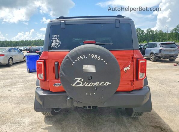 1FMDE7AH8RLB13315 2024 FORD BRONCO Red Widok z tyłu