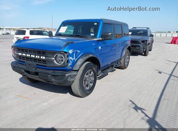 1FMDE7BH4SLA84402 2025 FORD BRONCO Blue წინა მარცხენა ხედი სამი მეოთხედიდან