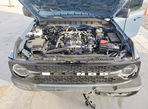 1FMDE7BH5SLB45238 2025 FORD BRONCO Blue Vista interior trasera