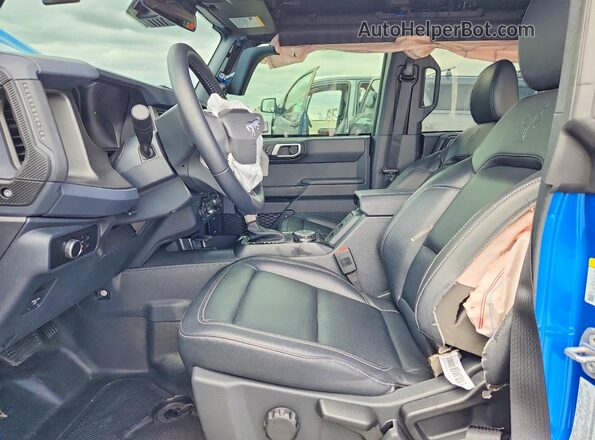 1FMDE7BH6SLB58516 2025 FORD BRONCO Blue Widok wnętrza z przodu