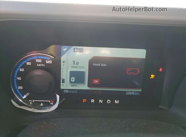 1FMDE7BH9RLA45895 2024 FORD BRONCO White Սարքավորումների վահանակի տեսք