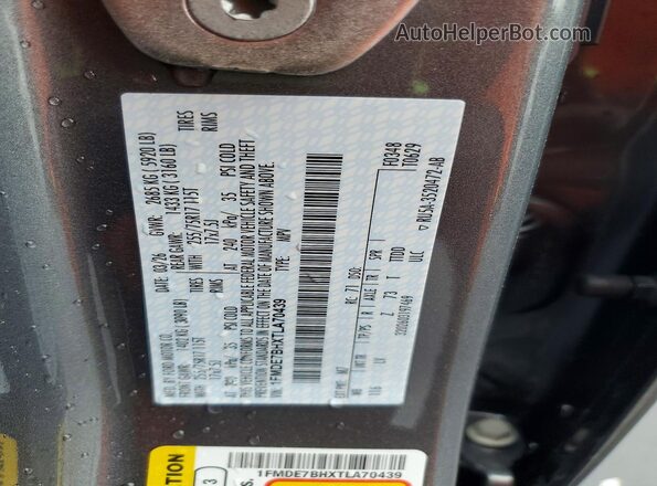 1FMDE7BHXTLA70439 2026 FORD BRONCO Gray Widok komory silnika