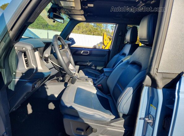 1FMDE8BH7RLB14752 2024 FORD BRONCO Blue წინა სალონის ხედი