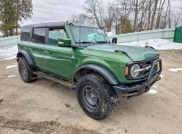 1FMDE8BH7RLB37304 2024 FORD BRONCO Green Front right