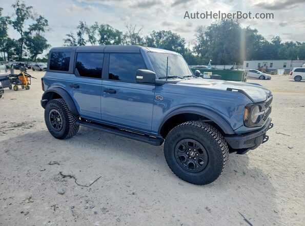1FMEE2BP2RLA70328 2024 FORD BRONCO Blue Передня права чверть