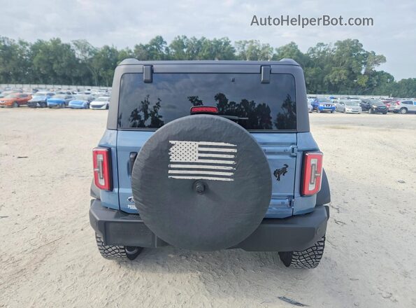 1FMEE2BP2RLA70328 2024 FORD BRONCO Blue Вид ззаду