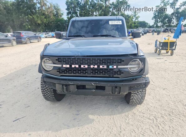 1FMEE2BP2RLA70328 2024 FORD BRONCO Blue Вид спереду