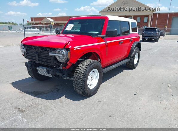 1FMEE4DP2RLA02376 2024 FORD BRONCO Red Передня ліва чверть