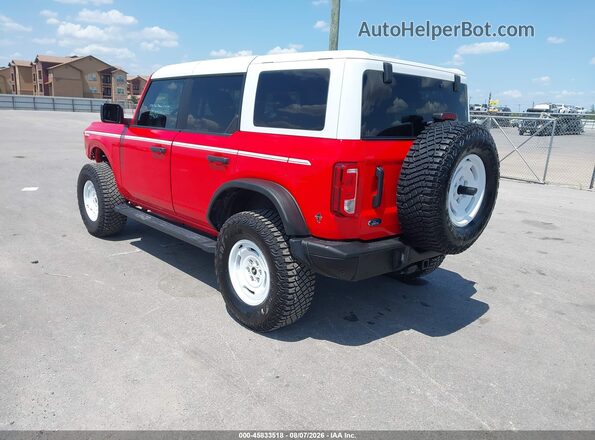 1FMEE4DP2RLA02376 2024 FORD BRONCO Red Задня ліва чверть