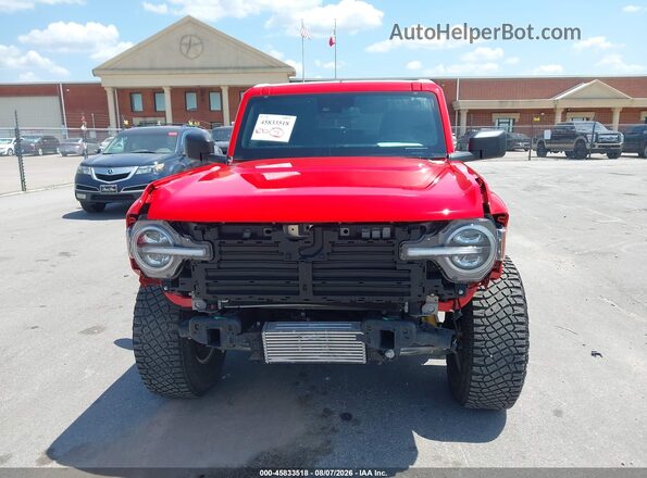1FMEE4DP2RLA02376 2024 FORD BRONCO Red Вид щитка приладів