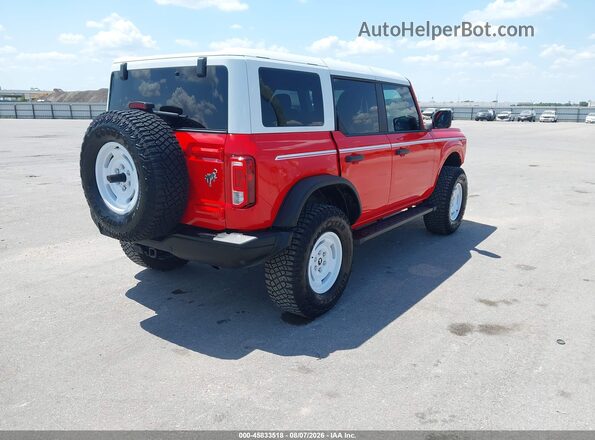1FMEE4DP2RLA02376 2024 FORD BRONCO Red Задня права чверть