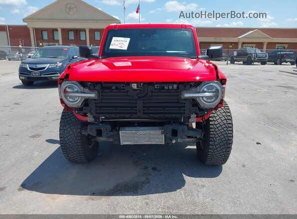 1FMEE4DP2RLA02376 2024 FORD BRONCO Red Вид спереду