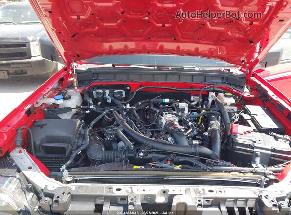 1FMEE4DP2RLA02376 2024 FORD BRONCO Red Вид ззаду