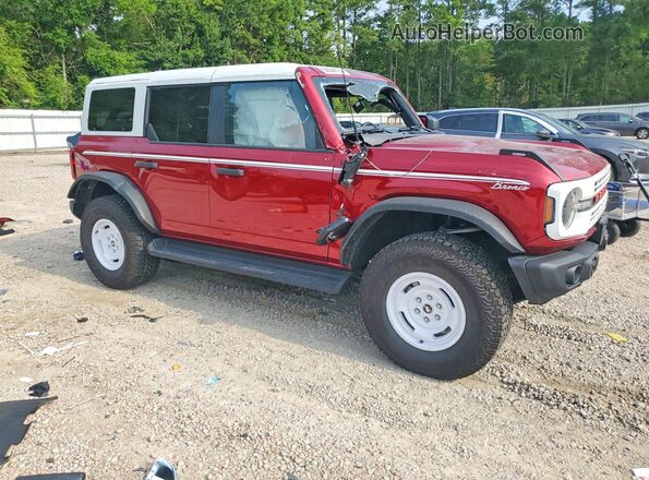 1FMEE4DP2SLA98290 2025 FORD BRONCO Burgundy Przód prawy