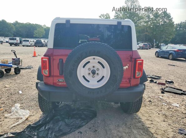 1FMEE4DP2SLA98290 2025 FORD BRONCO Burgundy Widok z tyłu