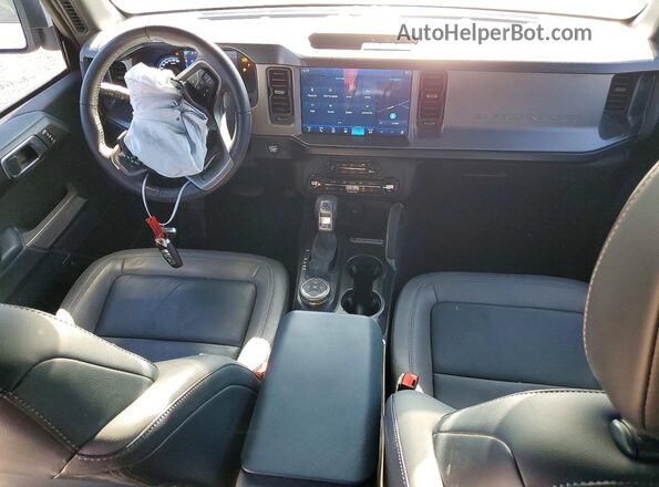 1FMEE5BP0PLB59314 2023 FORD BRONCO Gray Dashboard view