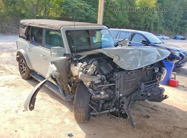 1FMEE5BP1MLA70573 2021 FORD BRONCO Gray Передня права чверть