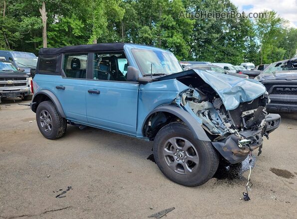 1FMEE5BP1PLA89032 2023 FORD BRONCO Blue Front right