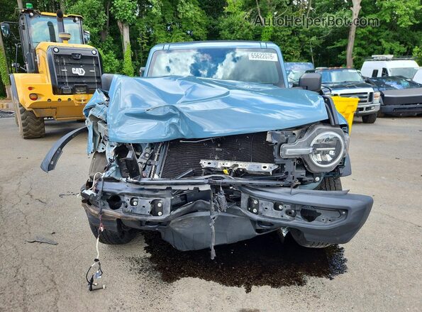 1FMEE5BP1PLA89032 2023 FORD BRONCO Blue Front view