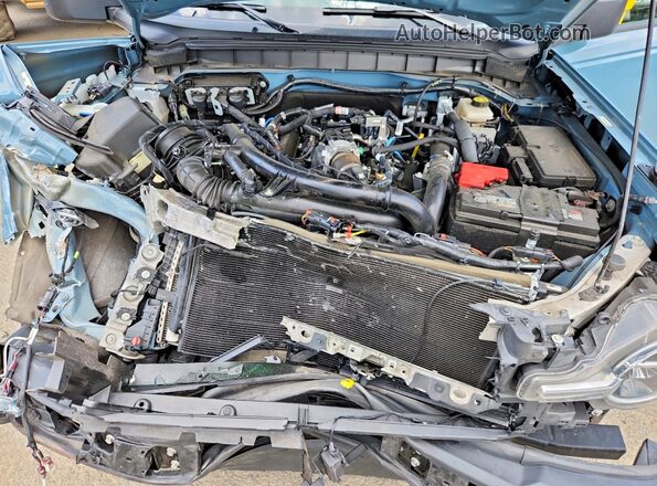 1FMEE5BP1PLA89032 2023 FORD BRONCO Blue Engine compartment view