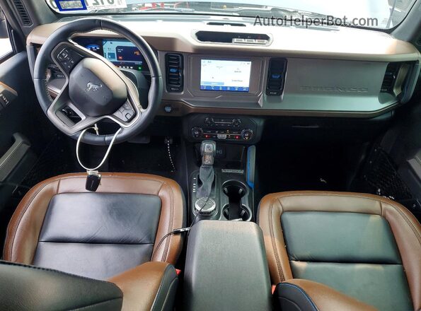 1FMEE5BP1PLB73027 2023 FORD BRONCO Black წინა პანელის ხედი