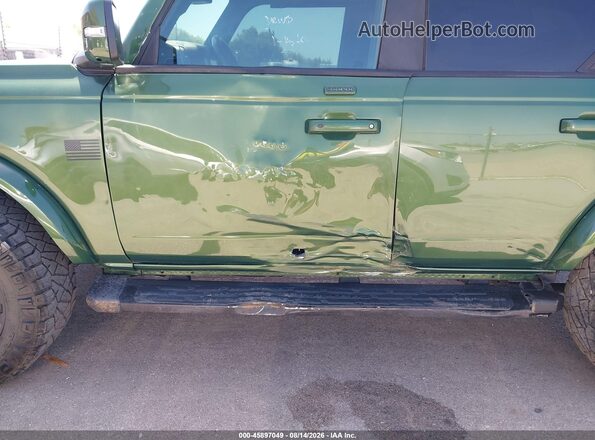 1FMEE5BP2PLB54762 2023 FORD BRONCO Green წინა ხედი