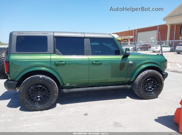 1FMEE5BP2PLB54762 2023 FORD BRONCO Green უკანა სალონის ხედი