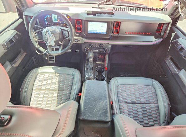 1FMEE5BP3PLB44306 2023 FORD BRONCO Red Dashboard view