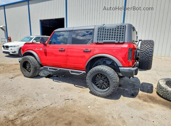 1FMEE5BP3PLB44306 2023 FORD BRONCO Red Rear left