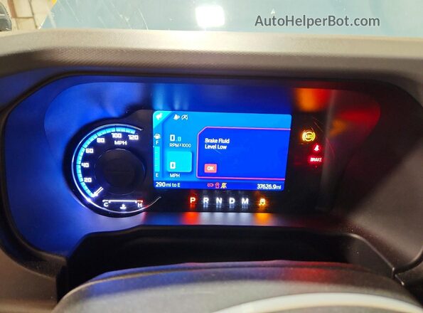 1FMEE5BP4PLB20631 2023 FORD BRONCO Blue Widok zestawu wskaźników