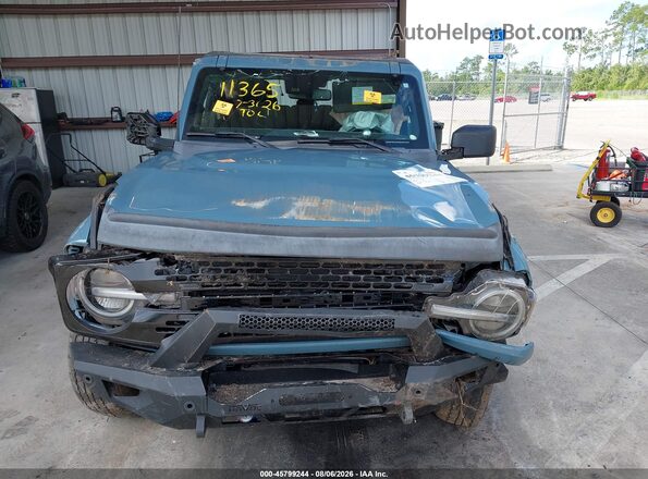 1FMEE5BP5MLA77848 2021 FORD BRONCO Blue Widok zestawu wskaźników