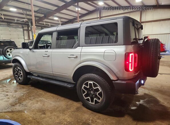 1FMEE5BP5NLB91401 2022 FORD BRONCO Silver უკანა მარცხენა