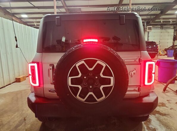 1FMEE5BP5NLB91401 2022 FORD BRONCO Silver უკანა ხედი
